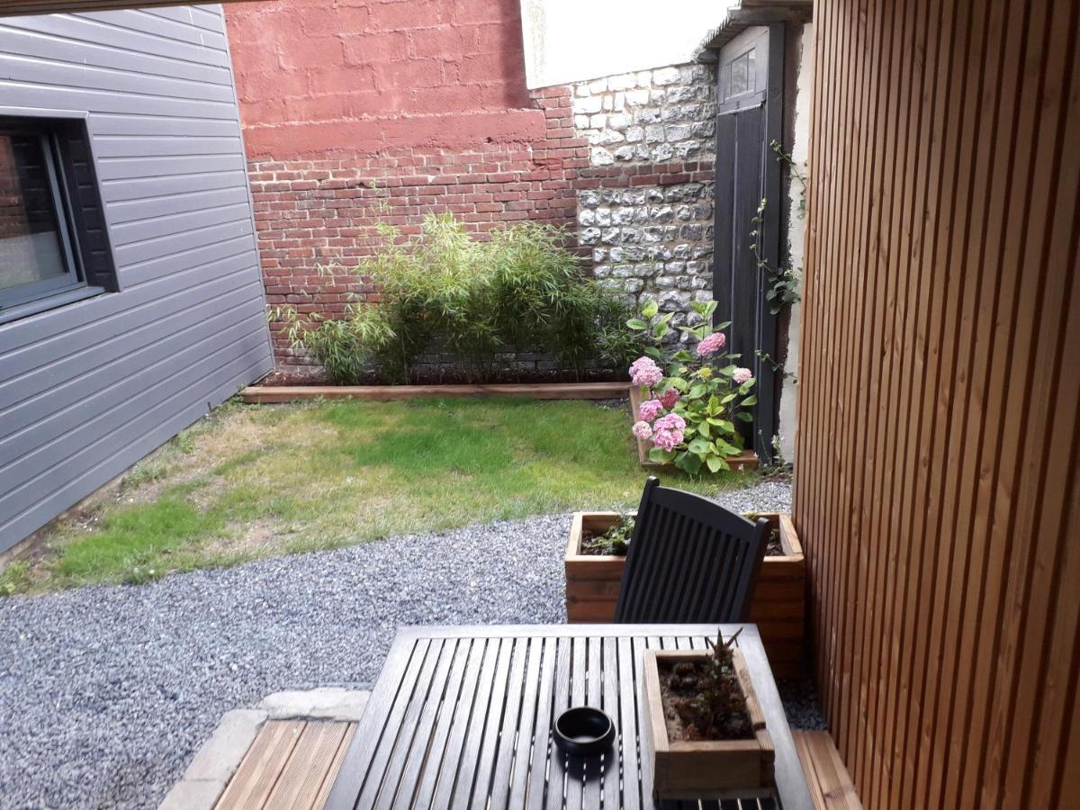 Studio avec jardin et stationnement gratuit à Rouen Extérieur photo